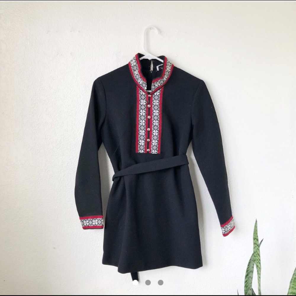 1970s Holiday Dress